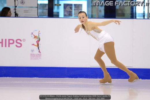 2013-03-03 Milano - World Junior Figure Skating Championships 0098 Sara Casella ITA